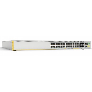 Switch Allied Telesis Gigabit Ethernet AT-x510L-28GP-10, 24 Puertos 10/100/1000Mbps + 4 Puertos SFP+, 128 Gbit/s, 16.000 - Envío