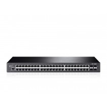 Switch TP-Link Gigabit Ethernet JetStream T2600G-52TS(TL-SG345), 48 Puertos 10/100/1000Mbps + 4Puertos SFP+, 104Gbit/s, 16 - Env