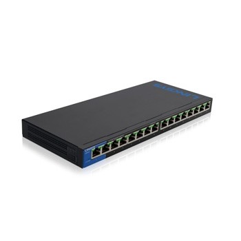 Switch Linksys Gigabit Ethernet LGS116P, 16 Puertos 10/100/1000 Mbps, 8000 Entradas - No Administrable - Envío Gratis