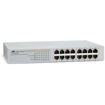 Switch Allied Telesis Fast Ethernet AT-FS716L, 16 Puertos 10/100Mbps, 4000 Entradas - No Administrable - Envío Gratis