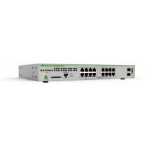 Switch Allied Telesis Gigabit Ethernet GS970M/18PS, 16 Puertos 10/100/1000 Mbps + 2 Puertos SFP, 36 Gbit/s, 16.000 Entradas - En