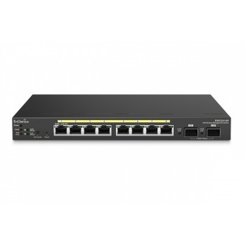 EnGenius Switch Gigabit Ethernet EWS2910P-Kit-300, 8 Puertos 10/100/1000Mbps + 2 Puertos SFP, 20 Gbit/s - Gestionado + 2 Access 