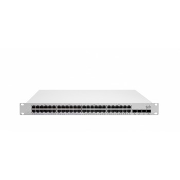 Switch Cisco Meraki Gigabit Ethernet MS225-48FP, 48 Puertos 10/100/1000Mbps + 4 Puertos SFP+, 176 Gbit/s, 32.000 Entradas - Enví