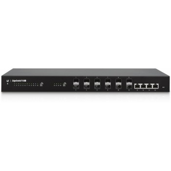 Switch Ubiquiti Networks Gigabit Ethernet EdgeSwitch, 4 Puertos 10/100/1000Mbps + 12 Puertos SFP+, 320 Gbit/s, 8000 Entradas - E