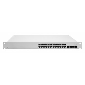 Switch Cisco Meraki Gigabit Ethernet MS225-24P, 24 Puertos 10/100/1000Mbps + 4 Puertos SFP+, 128 Gbit/s, 16.000 Entradas - Envío