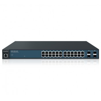 Switch EnGenius Gigabit Ethernet Neutron EWS1200-28T, 24 Puertos 10/100/1000Mbps + 4 Puertos SFP, 56 Gbit/s, 8000 Entradas - Env