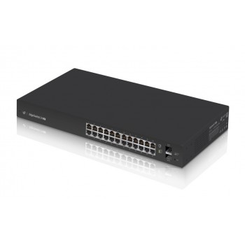 Switch Ubiquiti Networks Gigabit Ethernet EdgeSwitch, 24 Puertos 10/100/1000Mbps + 2 Puertos SFP, 52 Gbit/s, 8000 Entradas - Env