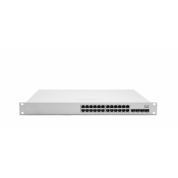 Switch Cisco Meraki Gigabit Ethernet MS350-24P, 24 Puertos 10/100/1000Mbps + 4 Puertos SFP+, 128Gbit/s, 96.000 Entradas - Envío 