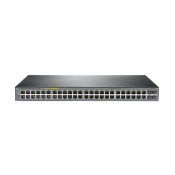 Switch HPE Gigabit Ethernet OfficeConnect 1920S 48G 4SFP PPoE+ 370W, 48 Puertos 10/100/1000Mbps + 4 Puertos SFP, 104 Gbit/s - En