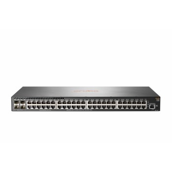 Switch HPE Gigabit Ethernet Aruba 2930F 48G 4SFP, 48 Puertos 10/100/1000Mbps + 4 Puertos SFP, 104 Gbit/s, 32.768 Entradas - Enví