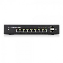 Switch Ubiquiti Networks Gigabit Ethernet EdgeSwitch, 8 Puertos 10/100/1000Mbps + 2 Puertos SFP, 20 Gbit/s, 8000 Entradas - Enví