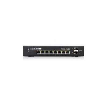 Switch Ubiquiti Networks Gigabit Ethernet EdgeSwitch, 8 Puertos 10/100/1000Mbps + 2 Puertos SFP, 20 Gbit/s, 8000 Entradas - Enví