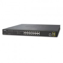 Switch Planet Gigabit Ethernet GS-4210-16T2S, 16 Puertos 10/100/1000 + 2 Puertos SFP, 36 Gbit/s, 8000 Entradas - Gestionado - En