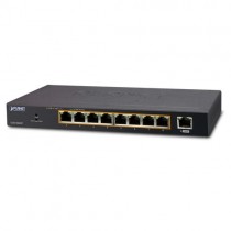 Switch Planet Gigabit Ethernet GSD-908HP, 8 Puertos 10/100/1000Mbps + 1 Puerto Gigabit, 18 Gbit/s, 4000 Entradas - Gestionado - 