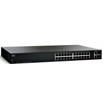 Switch Cisco Fast Ethernet SF220-24, 24 Puertos 10/100Mbps + 2 Puertos SFP, 8.8 Gbit/s, 8192 Entradas - Gestionado - Envío Grati