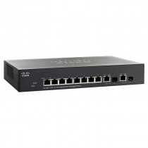 Switch Cisco Gigabit Ethernet SG300-10PP PoE+, 8 Puertos 10/100/1000Mbps + 2 Puertos SFP, 20 Gbit/s, 16.384 Entradas - Envío Gra