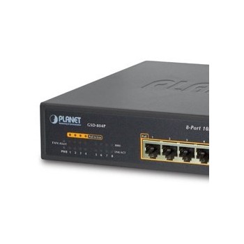 Switch Planet Gigabit Ethernet GSD-804P, 8 Puertos 10/100/1000Mbps, 16 Gbit/s, 8000 Entradas - No Administrable - Envío Gratis