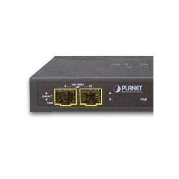 Switch Planet Gigabit Ethernet GSD-1002M, 8 Puertos 10/100/1000Mbps + 2x SFP, 20 Gbit/s, 8000 Entradas - Gestionado - Envío Grat