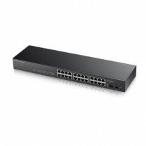 Switch ZyXEL Gigabit Ethernet Rack GS1900-24, 24 Puertos 10/100/1000 + 2 Puertos SFP - Gestionado - Envío Gratis