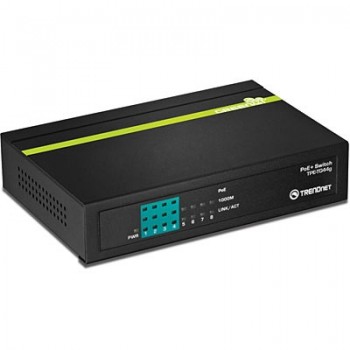 Switch Trendnet Gigabit Ethernet TPE-TG44G, 4 Puertos Gigabit PoE+ + 4 Puertos Gigabit, 16 Gbit/s, 1000 entradas - Envío Gratis