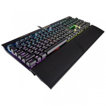 Teclado Gamer Corsair K70 RGB, Teclado Mecánico, Cherry MX Red, Alámbrico, Negro (Español) - Envío Gratis