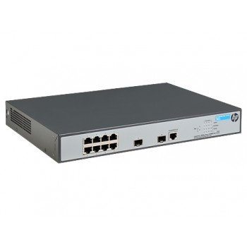 Switch HPE Gigabit Ethernet 1920-8G-PoE+ (180W), 8 Puertos 10/100/1000 Mbps + 2 Puertos SFP, 8192 Entradas, 20 Gbit/s - Envío Gr