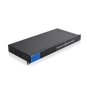 Switch Linksys Gigabit Ethernet para Rack LGS124P, 24 Puertos 10/100/1000 Mbps, 8000 Entradas - Envío Gratis