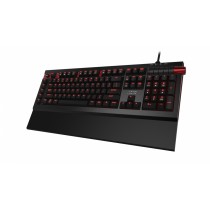 Teclado Gamer AZIO MGK-ARMATO-01 LED Rojo, Teclado Mécanico, Cherry MX Brown, Alámbrico, Negro (Inglés) - Envío Gratis