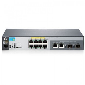 Switch Aruba Fast Ethernet 2530-8-PoE+, 8 Puertos 10/100 + 2 Puertos SFP, 5.6 Gbit/s, 16.000 Entradas - Gestionado - Envío Grati