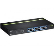 Switch Trendnet Gigabit GREENnet TEG-S24G, 10/20/100/200Mbps, 48Gbit/s, 24 Puertos, 8000 Entradas – No Administrable - Envío Gra