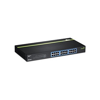 Switch Trendnet Gigabit GREENnet TEG-S24G, 10/20/100/200Mbps, 48Gbit/s, 24 Puertos, 8000 Entradas – No Administrable - Envío Gra