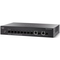 Switch Cisco Gigabit Ethernet SG350-10SFP, 10 Puertos SFP, 20 Gbit/s, 16.384 Entradas - Gestionado - Envío Gratis