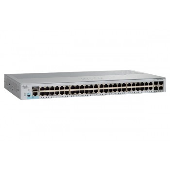 Switch Cisco Gigabit Ethernet Catalyst 2960-L, 48 Puertos 10/100/1000Mbps + 4 Puertos SFP, 104Gbit/s, 8000 Entradas - Gestionado