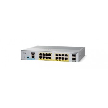 Switch Cisco Gigabit Ethernet Catalyst 2960-L, 16 Puertos 10/100/1000Mbps + 2 Puertos SFP, 36 Gbit/s, 8000 Entradas - Gestionado