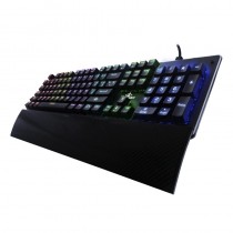 Teclado Gamer Yeyian Flare Serie 2000 RGB, Teclado Mecánico, Outemu Brown, Alámbrico, Negro (Español) - Envío Gratis