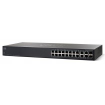 Switch Cisco Gigabit Ethernet SG350-20, 16 Puertos 10/100/1000Mbps + 2 Puertos SFP, 40 Gbit/s, 16.384 Entradas - Gestionado - En