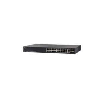 Switch Cisco Fast Ethernet SF550X-24-K9, 24 Puertos 10/100Mbps + 2 Puertos SFP+, 84.8 Gbit/s, 16.000 Entradas - Gestionado - Env