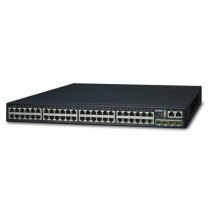 Switch Planet Gigabit Ethernet SGS-6341-48T4X, 48 Puertos 10/100/1000Mbps + 4 Puertos SFP+, 176 Gbit/s, 16.000 Entradas - Envío 