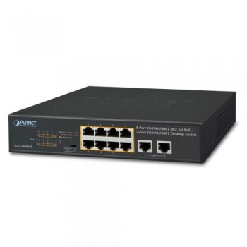 Switch Planet Gigabit Ethernet GSD-1008HP, 10 Puertos 10/100/1000, 20Gbit/s, 8000 Entradas - No Administrable - Envío Gratis