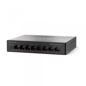 Switch Cisco Fast Ethernet SF110D-08HP PoE, 8 Puertos 10/100Mbps, 1.6 Gbit/s, 1000 Entradas - No Administrable - Envío Gratis