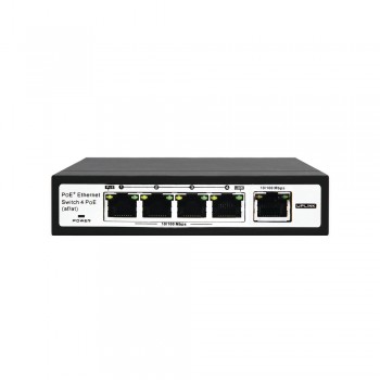 Switch Epcom Fast Ethernet ET-1004EP-E, 4 Puertos 10/100Mbps, 1000 Entradas - No Administrable - Envío Gratis