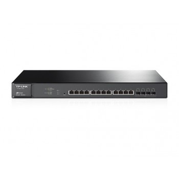 Switch TP-Link Gigabit Ethernet JetStream, 12 Puertos 10/100/1000Mbps + 4 Puertos SFP+, 320 Gbit/s, 16.000 Entradas - Gestionado