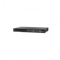 Switch Cisco Gigabit Ethernet SG550X-24MP-K9, 24 Puertos 10/100/1000Mbps + 4 Puertos SFP+, 128 Gbit/s, 16.000 Entradas - Envío G