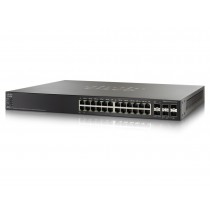 Switch Cisco Gigabit Ethernet Small Business SG500X-24, 24 Puertos 10/100/1000Mbps + 2 Puertos SFP+, 128 Gbit/s, 16.000 Entradas