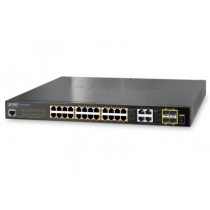 Switch Planet Gigabit Ethernet GS-4210-24PL4C, 24 Puertos 10/100/1000Mbps + 4 Puertos SFP, 56 Gbit/s, 8000 Entradas - Gestionado