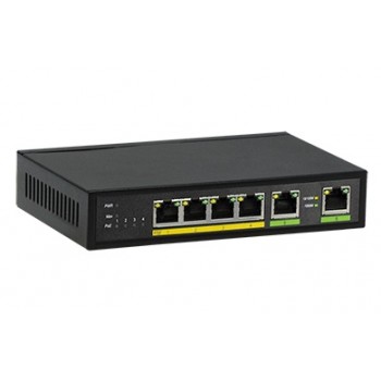 Switch Provision-ISR Gigabit Ethernet PoES-0460G+2G PoE, 4 Puertos 10/100/1000Mbps - No Administrable - Envío Gratis