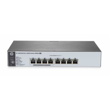 Switch HPE Gigabit Ethernet 1820-8G-PoE+ 65W, 8 Puertos 10/100/1000Mbps, 16 Gbit/s, 8000 Entradas - Envío Gratis