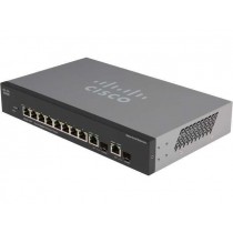 Switch Cisco Gigabit Ethernet SG200-10FP PoE, 8 Puertos 10/100/1000Mbps + 2 Puertos SFP, 20 Gbit/s, 8000 Entradas - Gestionado -