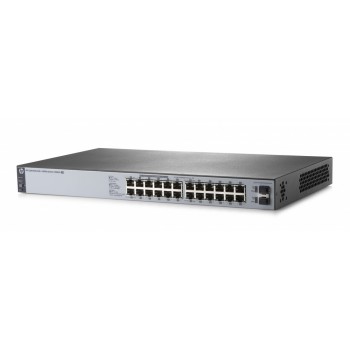 Switch HPE Gigabit Ethernet 1820-24G-PoE+ 185W, 24 Puertos 10/100/1000Mbps + 2 Puertos SFP, 52 Gbit/s - Gestionado - Envío Grati