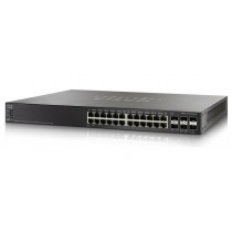 Switch Cisco Gigabit Ethernet SG500X-24P, 24 Puertos 10/100/1000 Mbps + 4 Puertos SFP+, 128 Gbit/s, 16384 Entradas Gestionado - 